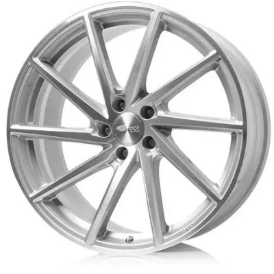 Abbildung von BROCK 5 loch 18Zoll 112mm Alufelge B37 kristallsilber front poliert 0580080835 Felge