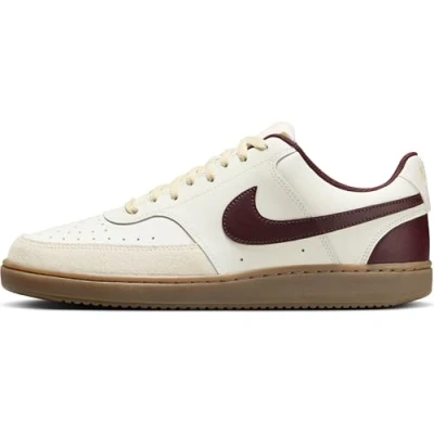 Abbildung von NIKE Herren Court Vision LO Sneaker, Sail/Burgundy Crush Lt Khaki, 46 EU