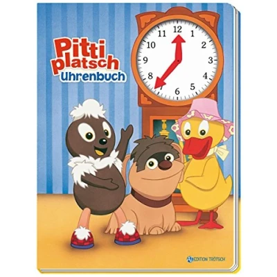 Abbildung von Pittiplatsch Uhrenbuch: Mit beweglichen Zeigern, Pitti, Schnatterinchen, Moppi, Sandmann, Sandmännchen: Entdeckerbuch Beschäftigungsbuch Spielbuch Lernbuch (Unser Sandmännchen)