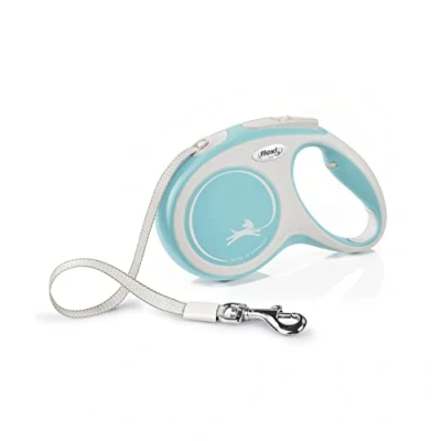Abbildung von FLEXI Flexileine Rollleine New COMFORT Gurt 5m, bis 25kg Farbe: hellblau