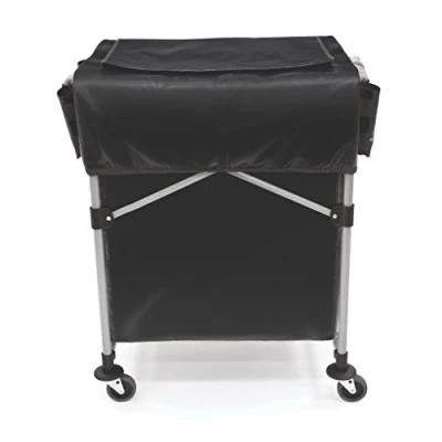 Abbildung von Rubbermaid Commercial Products 1889863 Collapsible X Cart Cover 150L Model, Black