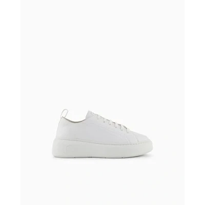 Abbildung von Armani Exchange Damen The Super Sneaker, Optisch weiß, 40 EU