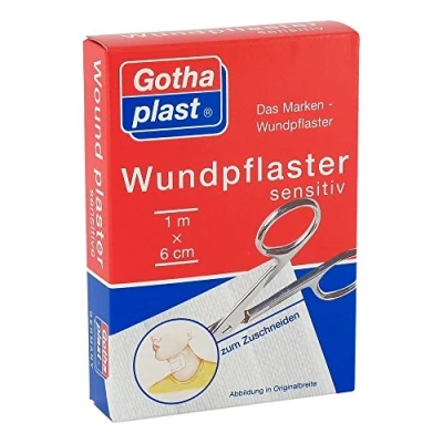 Abbildung von Gothaplast Wundpfl.sensitiv 6 cmx1 m geschnitten