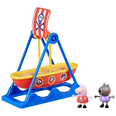 Abbildung von Hasbro Peppa Wutz Spielset Piratenkarussell mit Figuren