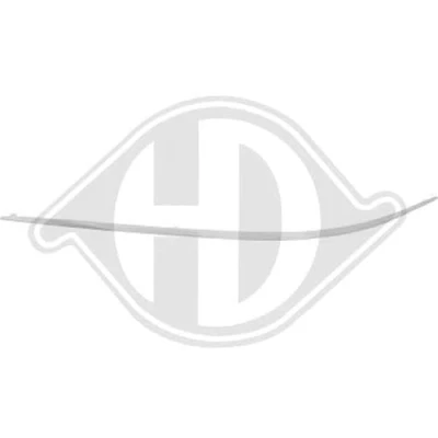 Abbildung von DIEDERICHS 1626065 Zier /Schutzleiste, Stoßfänger vorne links MERCEDES BENZ: CLK Coupe