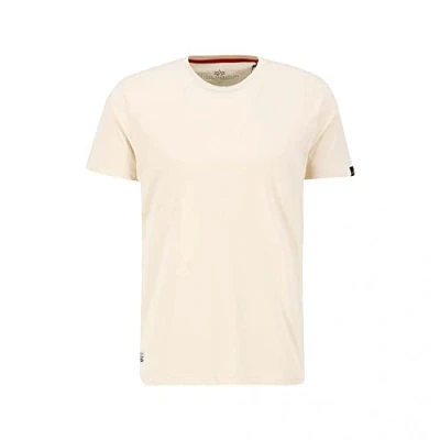 Abbildung von Alpha Industries USN Blood CHIT Tshirt print, Herren, Größe: Small, Jet stream white