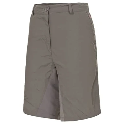 Abbildung von Trespass Hashtag, Storm Grey, M, Schnelltrocknende Shorts für Damen, Medium, Grau
