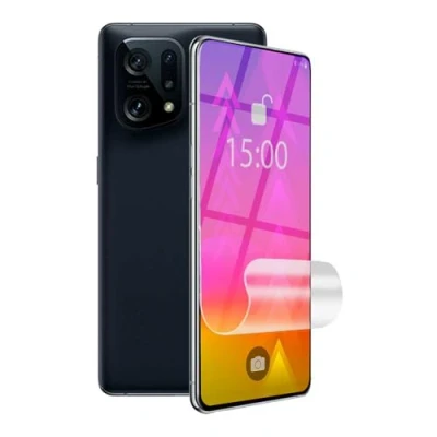 Abbildung von OcioDual Hydrogel Displayschutzfolie Für OPPO Find X5 PRO Film Display Schutz Folie Schutzfolie Kratzfest Anti Fingerprint