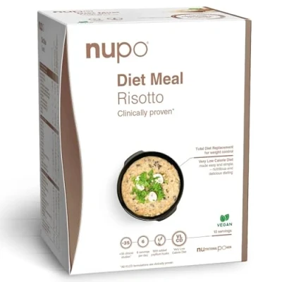 Abbildung von NUPO® Diet Meal replacement extreme [Risotto 10 Portionen] Kalorienarme Ernährung, glutenfrei &amp; GMO frei Vollwertige Mahlzeitersatz abnehmen Food Nahrungsersatz