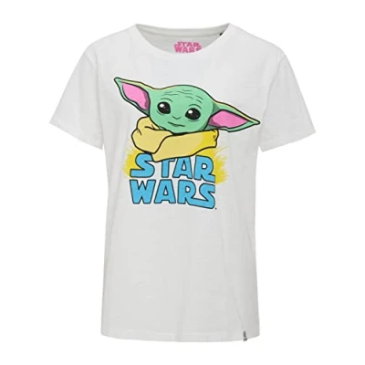 Abbildung von Re:Covered STAR WARS THE Mandalorian Child Tshirt print, Damen, Größe: Medium, Ecru