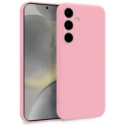 Abbildung von MyGadget Hülle für Samsung Galaxy S24 Plus Zweilagige Handyhülle mit Kameraschutz Cover Innenfutter &amp; Silikon außen Rosa