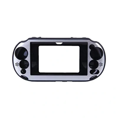 Abbildung von OSTENT Bunte Aluminium Metallhaut Schutzhülle für Sony PS Vita PSV PCH 2000 Farbe Silber