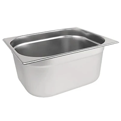 Abbildung von Vogue DW440 Strapazierfähiger GN Behälter 1/2, Edelstahl, 150mm