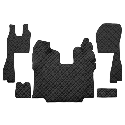 Abbildung von F CORE FL10 BLACK Fußmattensatz Eco Leder vorne 5 schwarz