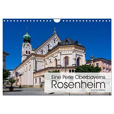 Abbildung von Eine Perle Oberbayerns Rosenheim (Wandkalender 2025 DIN A4 quer), CALVENDO Monatskalender