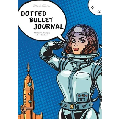 Abbildung von Dotted Bullet Journal: Medium A5 5.83X8.27 (Pop Art Spacesuit)