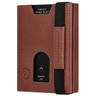 Abbildung von VON HEESEN Geldbörse Whizz Wallet mit RFID Schutz, 5 Kartenfächer und Mini Münzfach, Slim Geldbeutel Portemonnaie inkl. Schutz &amp; Geschenkbox