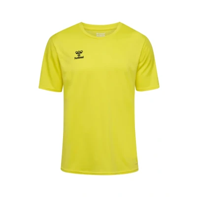 Abbildung von Hummel Essential Sport Tshirt, Herren, Größe: XXL, Blazing yellow
