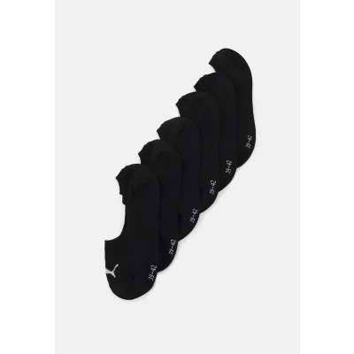 Abbildung von Puma Unisex Footie ECOM 6 PACK Sportsocken, Größe: 35 38, Black