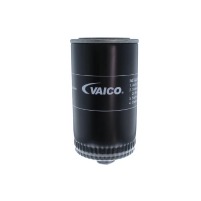 Abbildung von VAICO V10 0326 Ölfilter 3/4 16 UNF Original Qualität mit einem Rücklaufsperrventil Anschraubfilter VOLKSWAGEN: Transporter 4 Kastenwagen