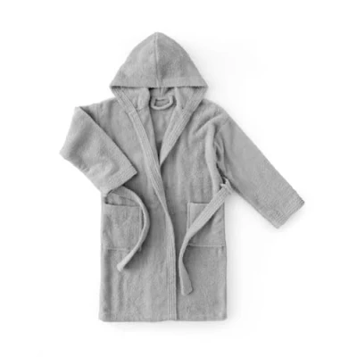 Abbildung von Top Towel Unisex Kinder Albornoz Niño Bademantel, Grau, 14 a 16
