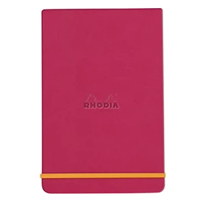 Abbildung von Rhodia 194397C Notizbuch Webnotepad DIN A5, 96 Blatt abtrennbar liniert 90 g, 1 Stück, Himbeer