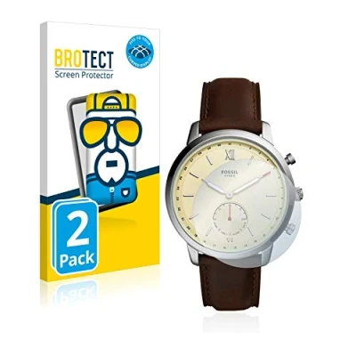 Abbildung von BROTECT 2 Stück Full Cover Schutzfolie für Fossil Neutra Hybrid HR Screen Displayschutz Folie [3D Curved, Anti Fingerprint, Kristall Klar]