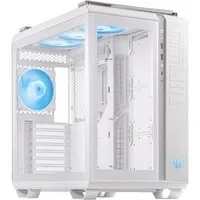 Abbildung von ASUS TUF Gaming GT502 Plus Weiß ATX Chassis (Doppelkammer, unabhängige Kühlzonen für CPU und GPU, Seitenteile ohne Werkzeug, USB 3.2 Gen 2 Typ C vorne)