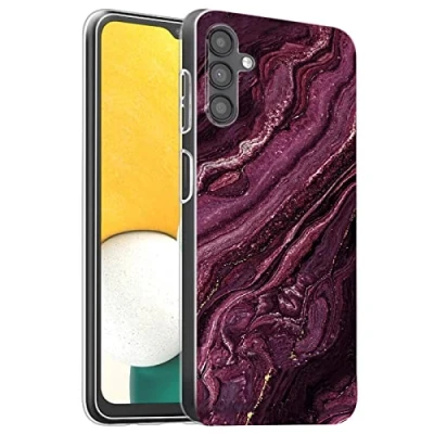 Abbildung von Verco Marmor Case für Samsung Galaxy A13 5G, A04s Hülle Silikon Handyhülle mit Motiv 5G / Schutzhülle