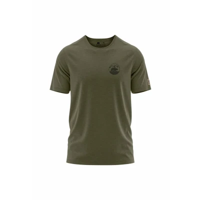 Abbildung von Forsberg ÄNGARSON Tshirt print olivemelange schwarz, Herren, Größe: 4XL, Olive melange schwarz