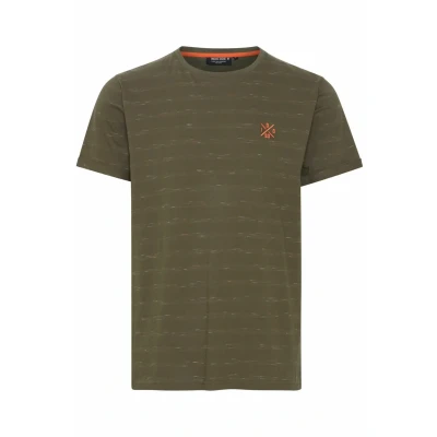 Abbildung von Indicode Jeans Gabrix Tshirt print, Herren, Größe: Small, Army