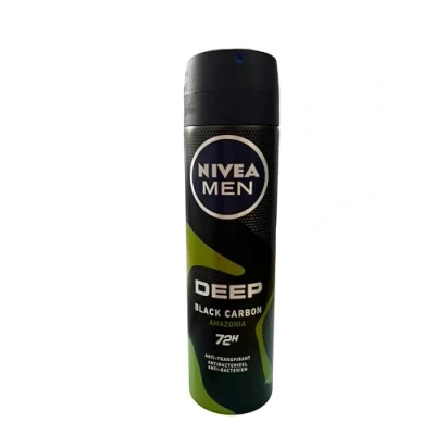 Abbildung von 6er Pack Nivea Men Deospray Deep Black Carbon Amazonia Antitranspirant 150ml