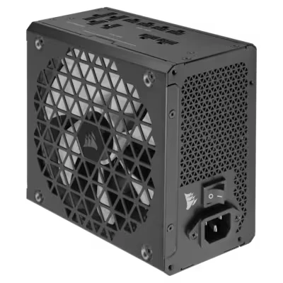 Abbildung von Corsair RM750x Shift Vollmodulares ATX Netzteil Modulare Seitenschnittstelle 3.0 &amp; PCIe 5.0 kompatibel Null Drehzahl Lüftermodus 105C Kondensatoren 80 Plus Gold Effizienz Schwarz