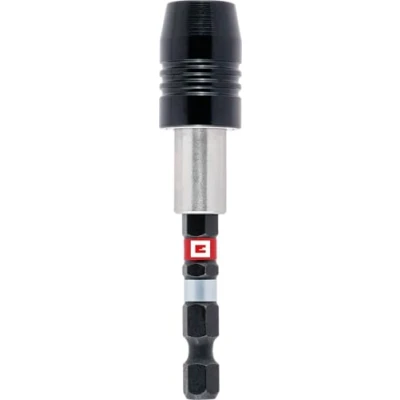 Abbildung von Original Einhell Impact Schnellwechselbithalter mit Doppel Torsion, 1/4&quot; E 6.3 Schaft, 75 mm (S2 Stahl, doppelter Torsionseffekt, Edelstahlhülse, Schnellwechselmechanismus)
