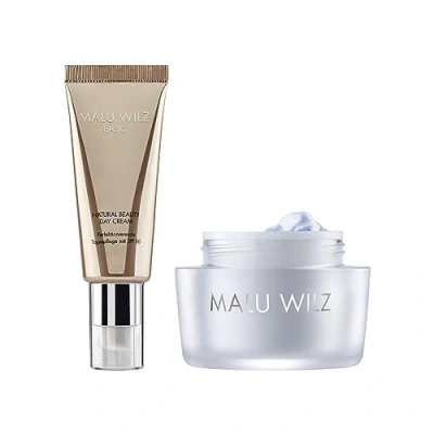 Abbildung von Malu Wilz Bundle Natural Beauty Day Cream + Hyaluronic Active+ Soft I Erfrischende Skincare Gesichtspflege Creme Set 40ml Booster 50ml