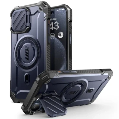 Abbildung von SUPCASE iPhone 15 Pro 6.1 Hülle [mag XT] Kompatibel mit MagSafe und Kamerahalterung Stoßfest (Mountain)