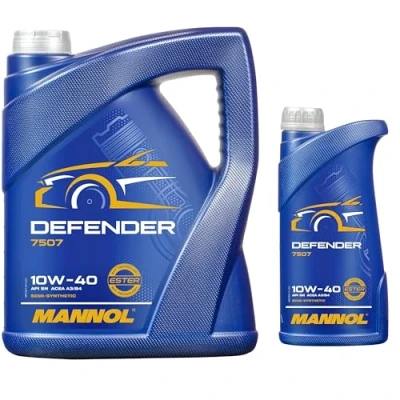 Abbildung von 6 Liter Original MANNOL Motoröl Defender 10W 40 Engine Oil Öl 11192459