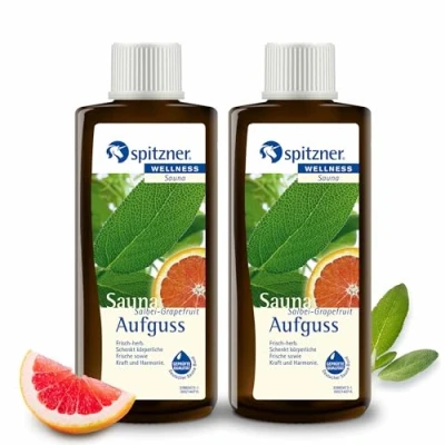 Abbildung von spitzner 2 Düfte Salbei Grapefruit 2er Set Vorteilspack Saunaaufguss je 190ml