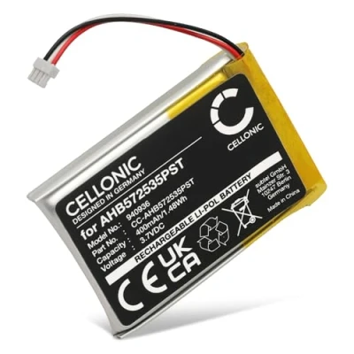 Abbildung von CELLONIC® Ersatz Akku AHB572535PST für Jabra Evolve 75 Wireless Kopfhörer Ersatzakku 400mAh Batterie, Kopfhörerakku, Bluetooth Headset