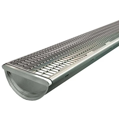Abbildung von 30 meter Dachrinnenschutz Laubstop, Elementlänge 1 meter, Farbe grau für Zinkdachrinnen 514580005