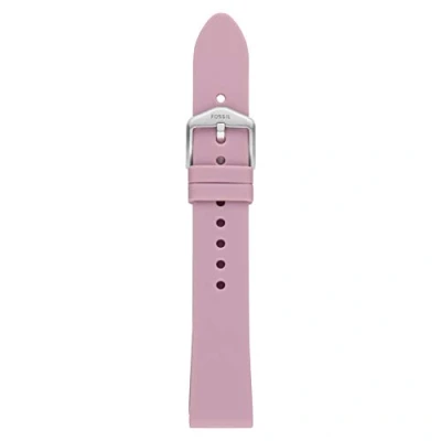 Abbildung von Fossil Uhrenarmband für Damen 18mm Anstoßbreite, Silikonarmband, S181415