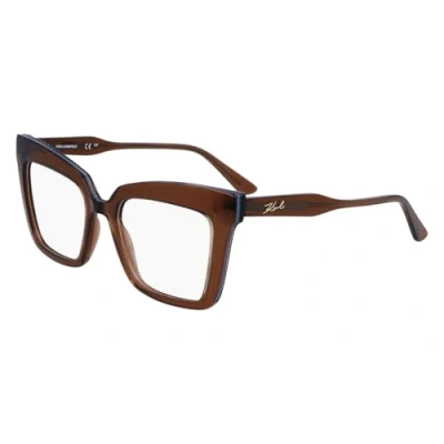Abbildung von Karl Lagerfeld Unisex KL6136 Sunglasses, 200 Brown, 51