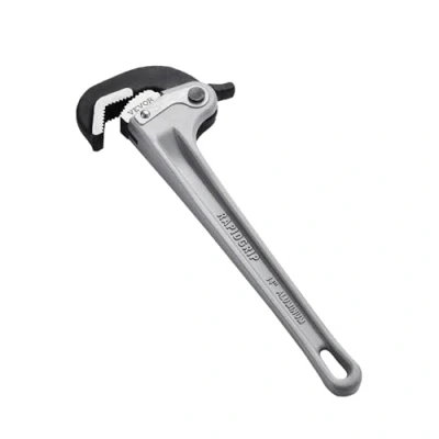 Abbildung von VEVOR Rohrzange, 14 Zoll gerade Aluminium automatische Backeneinstellung, verstellbarer Sanitärschlüssel, leicht zu tragen, ergonomischer Griff, aufhängbares Design, für Wasserleitungen