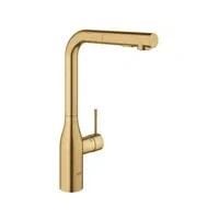 Abbildung von Grohe Essence Küchenarmatur Gebürstetes Messing