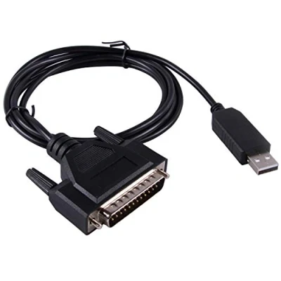 Abbildung von FTDI USB RS232 auf DB25 Kabel für Fanuc CNC Steuerung, Datenübertragung, serielles Kabel, kompatibel C 232R US (180 cm)