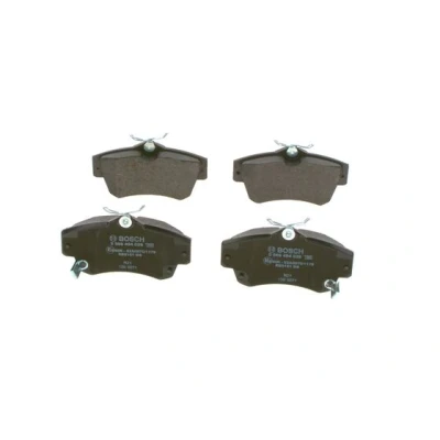Abbildung von BOSCH 0 986 494 029 Bremsbelagsatz Low Metallic mit integriertem Verschleißsensor Anti Quietsch Blech, Montageanleitung