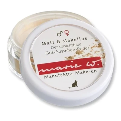 Abbildung von Marie w. Make Up Matt &amp; Makellos Puder 2g Mineralpuder Up, Transparentes Fixier Puder, Abdeckpuder Haare, Matt, Loser Transparent,