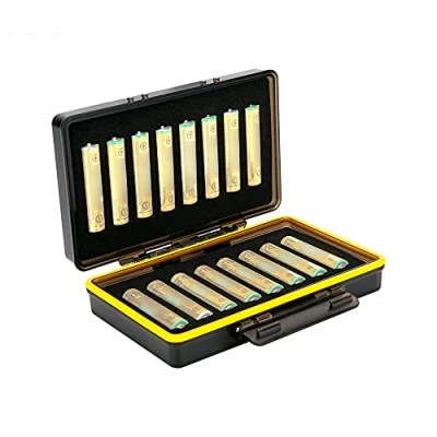 Abbildung von JJC AAA Batteriebox Batteriehalter Aufbewahrungsbox für 16 x Akkus, Batterien Schutzbox Aufbewahrung