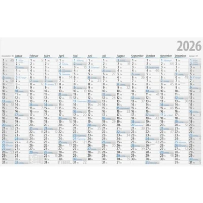 Abbildung von 5 x Rido Jahresplaner 121x77cm 14 Monate 2026