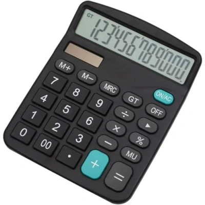 Abbildung von Mengshen Büro Taschenrechner Dual Power 12 stelliges Display Solarbatterie Spezialrechner Große Standardfunktion Desktop Business Rechner Multifunktions Rechenmaschine